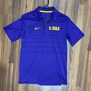 LSU Nike golf polo